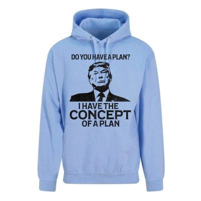 Do You Have A Plan I Have The Concept Of A Plan Premium Unisex Surf Hoodie