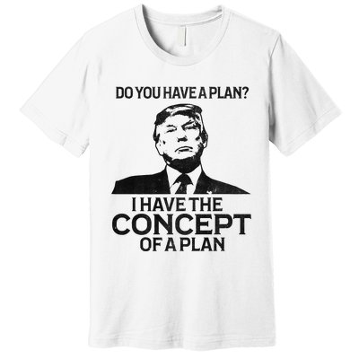 Do You Have A Plan I Have The Concept Of A Plan Premium Premium T-Shirt