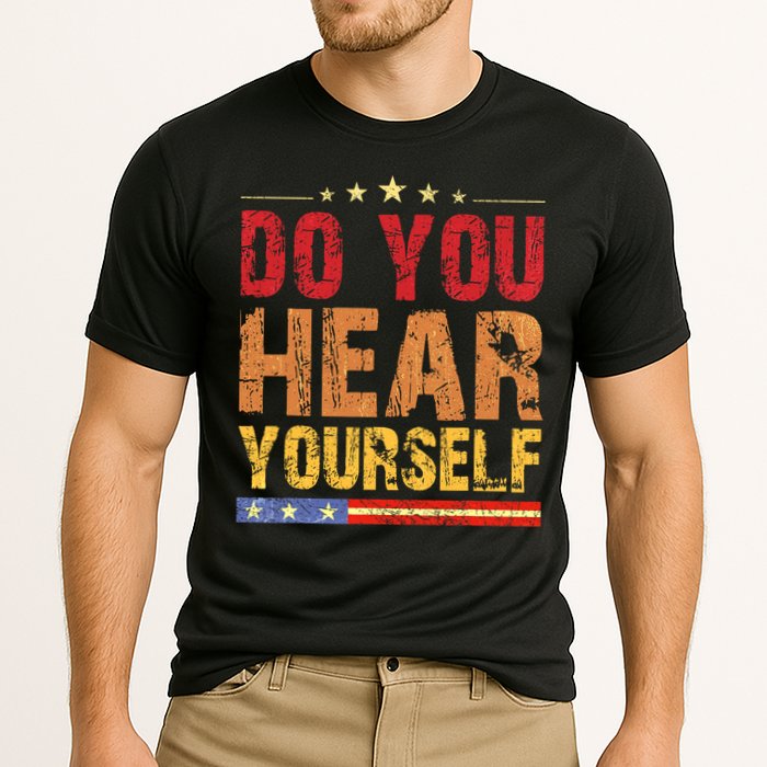 Do You Hear Yourself! Funny Cooling Performance Crew T-Shirt