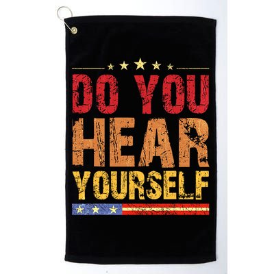 Do You Hear Yourself! Funny Golf Towel