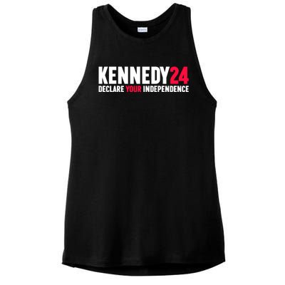 Declare Your Independence Kennedy 24 Ladies PosiCharge Tri-Blend Wicking Tank