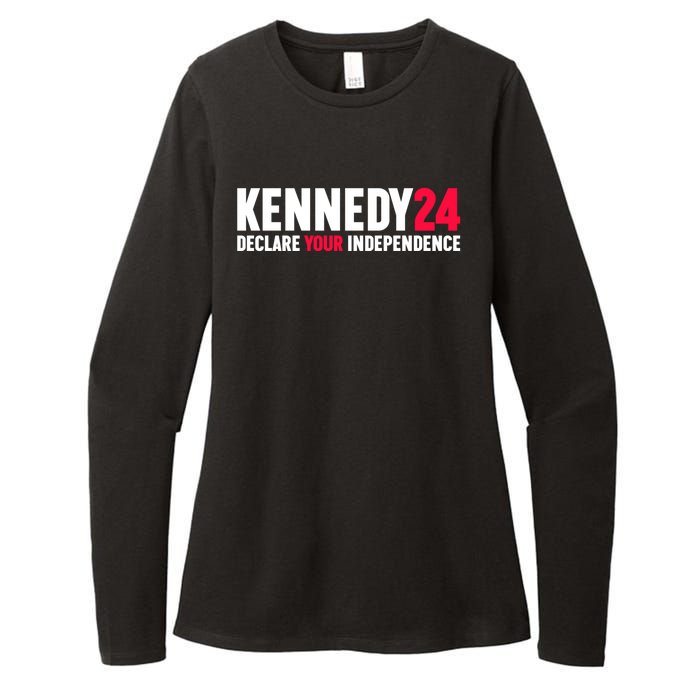 Declare Your Independence Kennedy 24 Womens CVC Long Sleeve Shirt