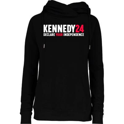 Declare Your Independence Kennedy 24 Womens Funnel Neck Pullover Hood