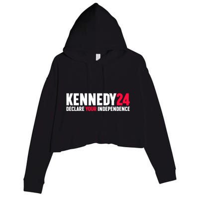 Declare Your Independence Kennedy 24 Crop Fleece Hoodie