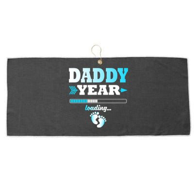 Daddy Year Is Loading Expectant Father Offspring Gift Large Microfiber Waffle Golf Towel