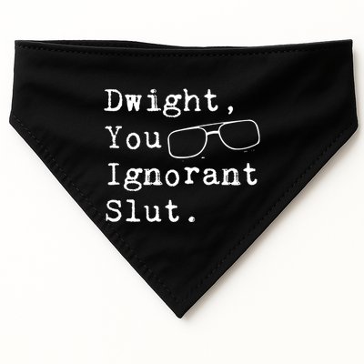 Dwight You Ignorant Slut USA-Made Doggie Bandana