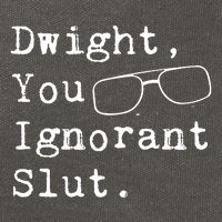 Dwight You Ignorant Slut Cotton Canvas Backpack