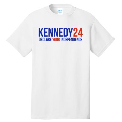 Declare Your Independence Kennedy 2024 Tall T-Shirt