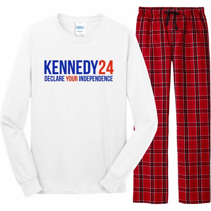 Declare Your Independence Kennedy 2024 Long Sleeve Pajama Set