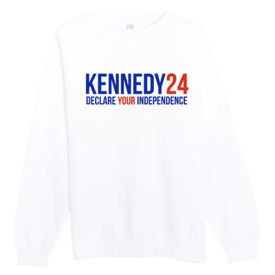 Declare Your Independence Kennedy 2024 Premium Crewneck Sweatshirt