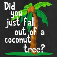 Did You Just Fall Out Of A Coconut Tree Microfiber Hand Towel