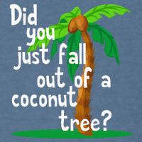 Did You Just Fall Out Of A Coconut Tree Garment-Dyed Sweatshirt