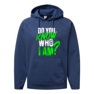 Do You Know Who I Am Performance Fleece Hoodie