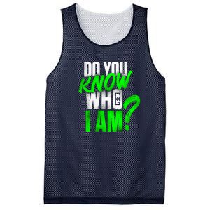 Do You Know Who I Am Mesh Reversible Basketball Jersey Tank