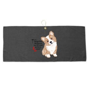 Did You Know That There Are Over 300 Words For Love In Canine? Large Microfiber Waffle Golf Towel