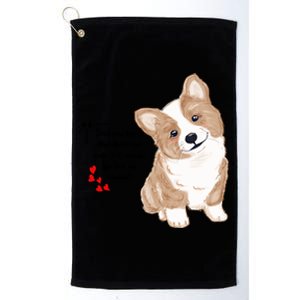 Did You Know That There Are Over 300 Words For Love In Canine? Platinum Collection Golf Towel