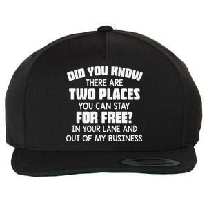 Did You Know There Are Two Places You Can Stay For Free Premium Wool Snapback Cap