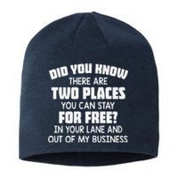 Did You Know There Are Two Places You Can Stay For Free Premium Sustainable Beanie