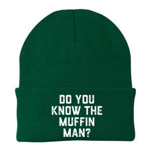 Do You Know The Muffin Man Humor Tee Knit Cap Winter Beanie