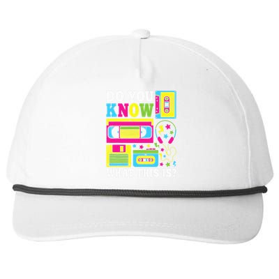 Do You Know What This Is 80s 90s Outfit Snapback Five-Panel Rope Hat