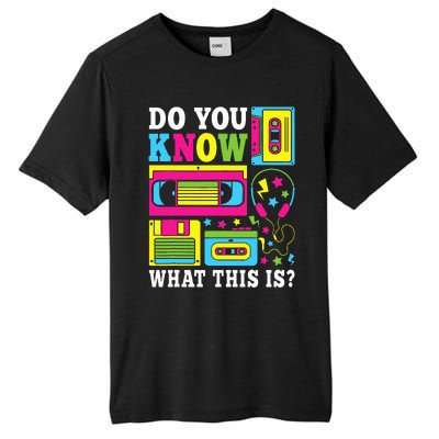 Do You Know What This Is 80s 90s Outfit Tall Fusion ChromaSoft Performance T-Shirt