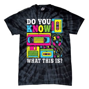 Do You Know What This Is 80s 90s Outfit Tie-Dye T-Shirt