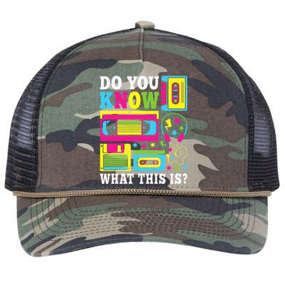 Do You Know What This Is 80s 90s Outfit Retro Rope Trucker Hat Cap