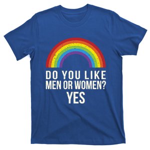 Do You Like Or Yes Lgbtq Bisexual Pride Gift T-Shirt