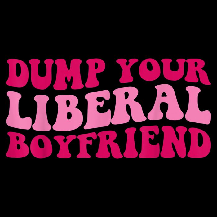 Dump Your Liberal Boyfriend Funny Gift Zip Tote Bag