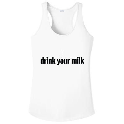 Drink Your Milk Ladies PosiCharge Competitor Racerback Tank