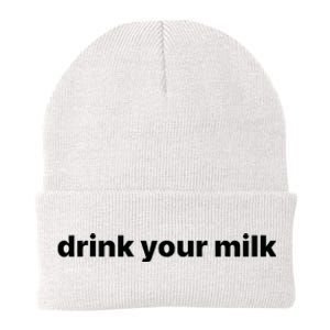 Drink Your Milk Knit Cap Winter Beanie