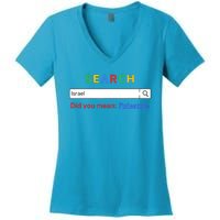 Did You Mean Palestine Free Palestine Gaza Peace Women's V-Neck T-Shirt