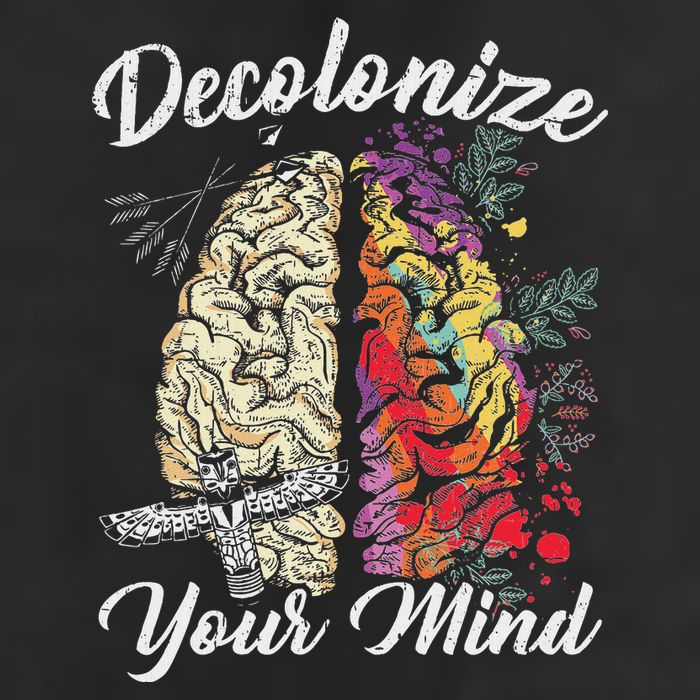 Decolonize Your Mind Indigenous People Native American Adult Drive Performance Visor