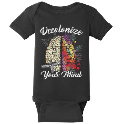 Decolonize Your Mind Indigenous People Native American Baby Bodysuit