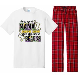 Does Your Mama KnowS How You Got Those Beads Pajama Set