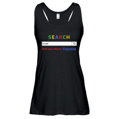 Did you mean Palestine  free Palestine  Gaza Peace  Ladies Essential Flowy Tank