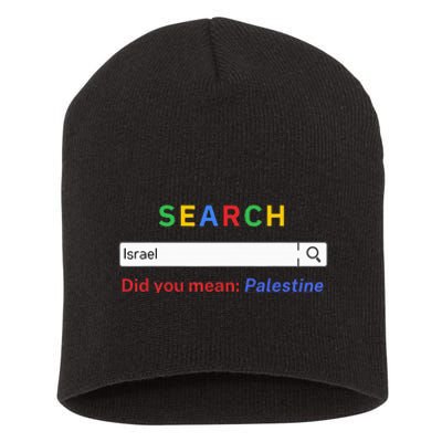 Did you mean Palestine  free Palestine  Gaza Peace  Short Acrylic Beanie