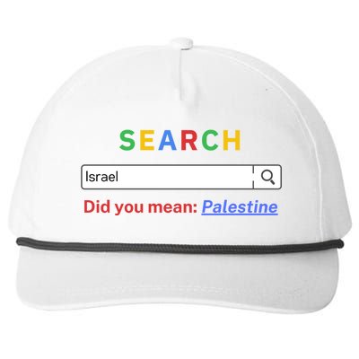 Did You Mean Palestine Gift Free Palestine Gift Gazagift Palestine Gift Snapback Five-Panel Rope Hat