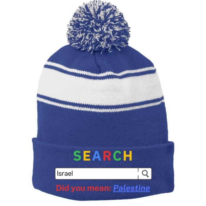 Did You Mean Palestine Gift Free Palestine Gift Gazagift Palestine Gift Stripe Pom Pom Beanie