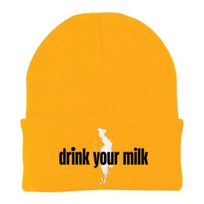 Drink Your Milk Premium Knit Cap Winter Beanie