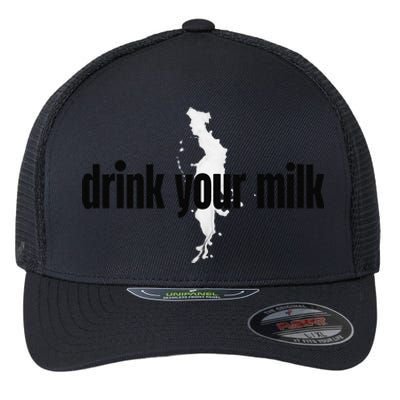 Drink Your Milk Premium Flexfit Unipanel Trucker Cap