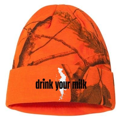 Drink Your Milk Premium Kati Licensed 12" Camo Beanie