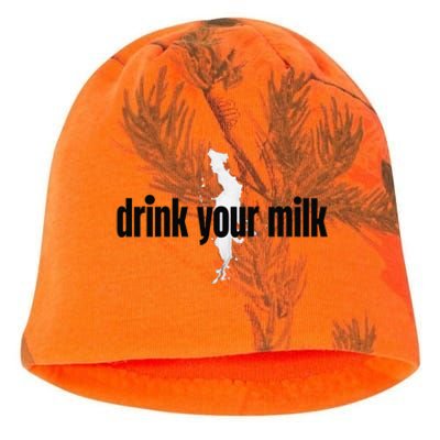 Drink Your Milk Premium Kati - Camo Knit Beanie