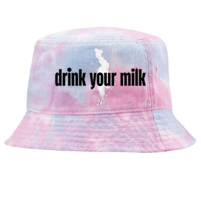 Drink Your Milk Premium Tie-Dyed Bucket Hat