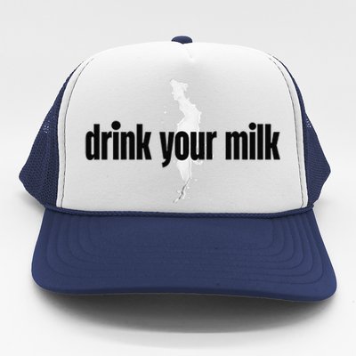 Drink Your Milk Premium Trucker Hat