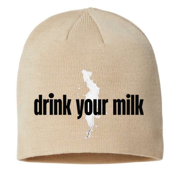 Drink Your Milk Premium Sustainable Beanie