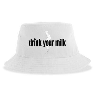 Drink Your Milk Sustainable Bucket Hat