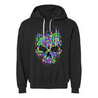 Dynamic Skull Garment-Dyed Fleece Hoodie