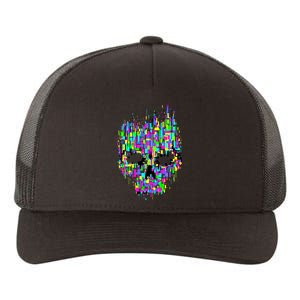 Dynamic Skull Yupoong Adult 5-Panel Trucker Hat