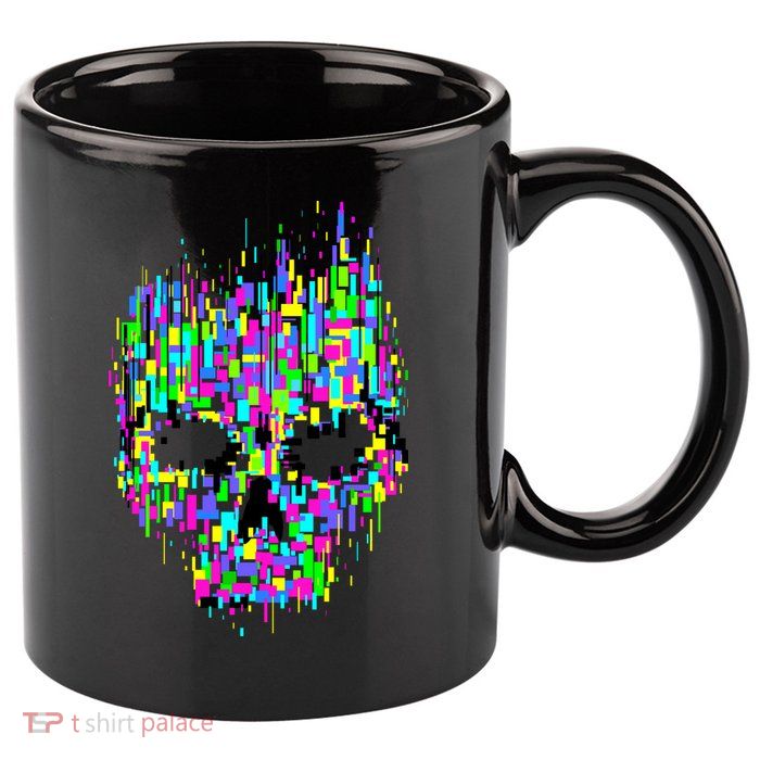 Dynamic Skull 11oz C Handle Ceramic Mug